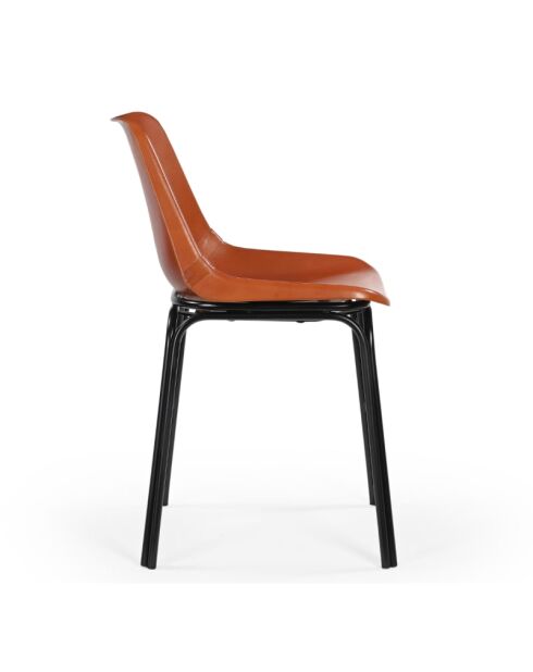 Chaise cuir Rockie - 45 x 46 x 76 cm