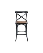 Chaise Bistrot comptoir noir - 50 x 51 x 96 cm