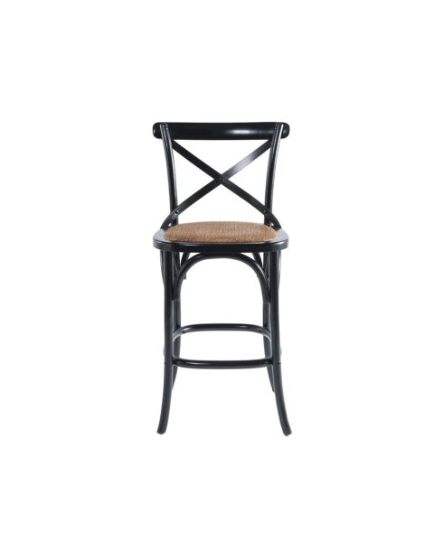 Chaise Bistrot comptoir noir - 50 x 51 x 96 cm