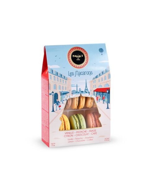 Etui 6 Macarons assortis