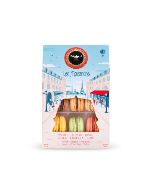 Etui 6 Macarons assortis
