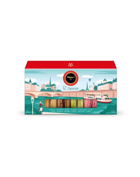 Etui 12 Macarons assortis