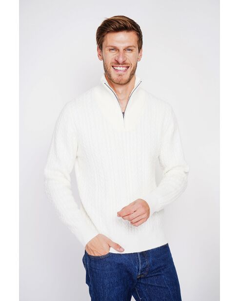 Pull col camionneur naturel