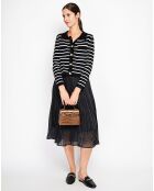 Audrey schwarze Strickjacke