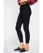Leggins negros en mezcla de seda