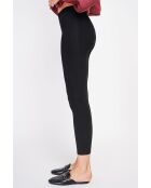 Leggins negros en mezcla de seda