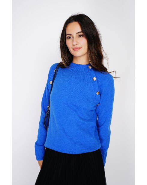 Jersey Royal Fancy de mezcla de cachemir con botones