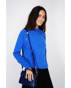 Jersey Royal Fancy de mezcla de cachemir con botones