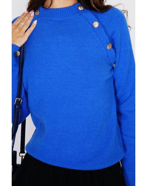 Jersey Royal Fancy de mezcla de cachemir con botones