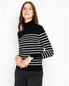 Sacha schwarzer Pullover