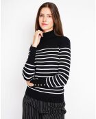 Sacha schwarzer Pullover