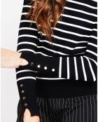Sacha schwarzer Pullover