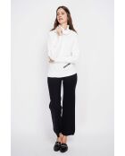 Pull col boule naturel