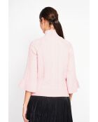 Pullover a collo alto con cordoncino