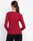 Maglietta intima bordeaux Senda