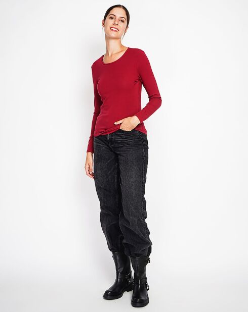 Maglietta intima bordeaux Senda