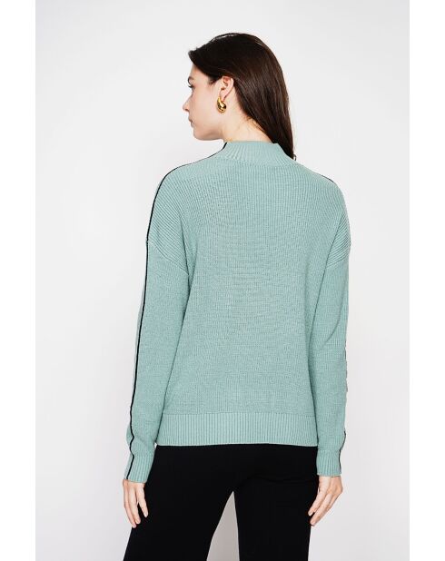 Jersey de cuello alto de jade
