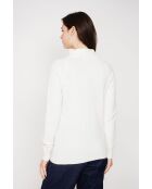 Jersey natural de cuello alto