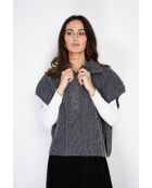 Großer Kapuzenpullover aus Wolf-Cashmere-Mischung