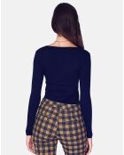 Camiseta Marilyne azul medianoche