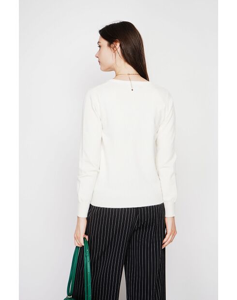 Gilet girocollo naturale
