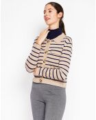 Audrey Nougat-Strickjacke