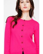 Chaleco fucsia con cuello redondo