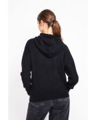 Sudadera con capucha negra
