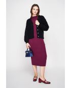 Gilet col v noir