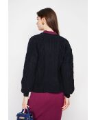 Gilet col v noir