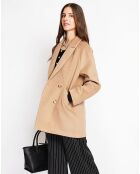 Manteau Sandra nougat