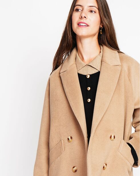 Manteau Sandra nougat