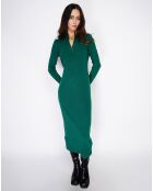Abito Eliane Amazon verde in misto cashmere