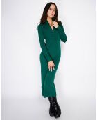 Abito Eliane Amazon verde in misto cashmere