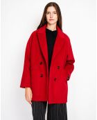 Cappotto Sandra bordeaux