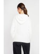 Sudadera con capucha natural