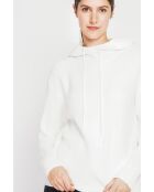 Sudadera con capucha natural