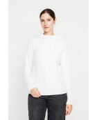 Sudadera con capucha natural
