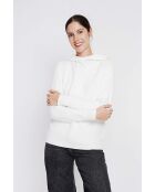 Sudadera con capucha natural