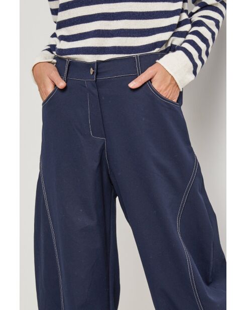 Uma marineblauwe broek
