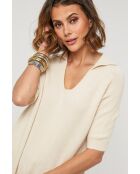 Pull en laine mélangée Wild beige