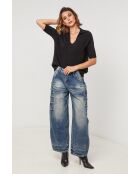 Pull en laine mélangée Wild noir