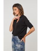 Pull en laine mélangée Wild noir