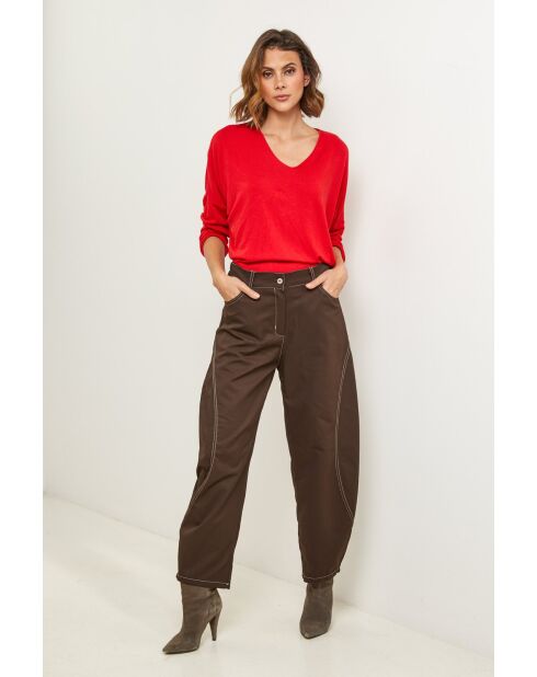 Pantalon Uma chocolat