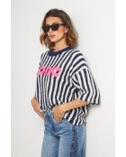 Marineblauer Pullover Pandora