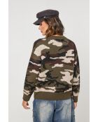 Pull Prisme imprimé camouflage