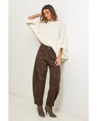 Pull en laine mélangée Tresor écru