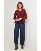 Vega burgunderfarbener Pullover