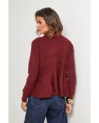 Vega burgunderfarbener Pullover