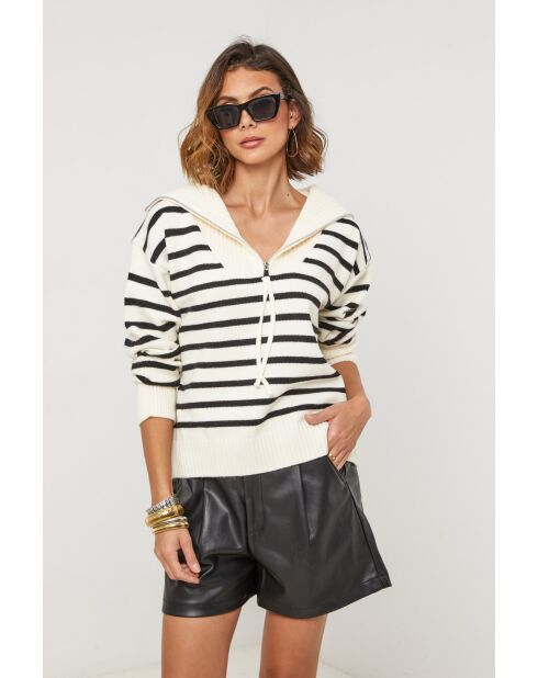 Pull Yuna écru
